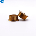 High precision custom cnc machining thread brass push button